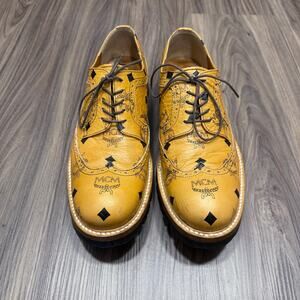 Super Rare MCM x Phenomenon Leather Derby Shoes with Vibram Sole